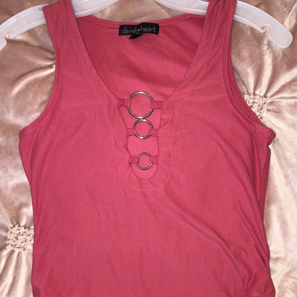 Pink bodysuit